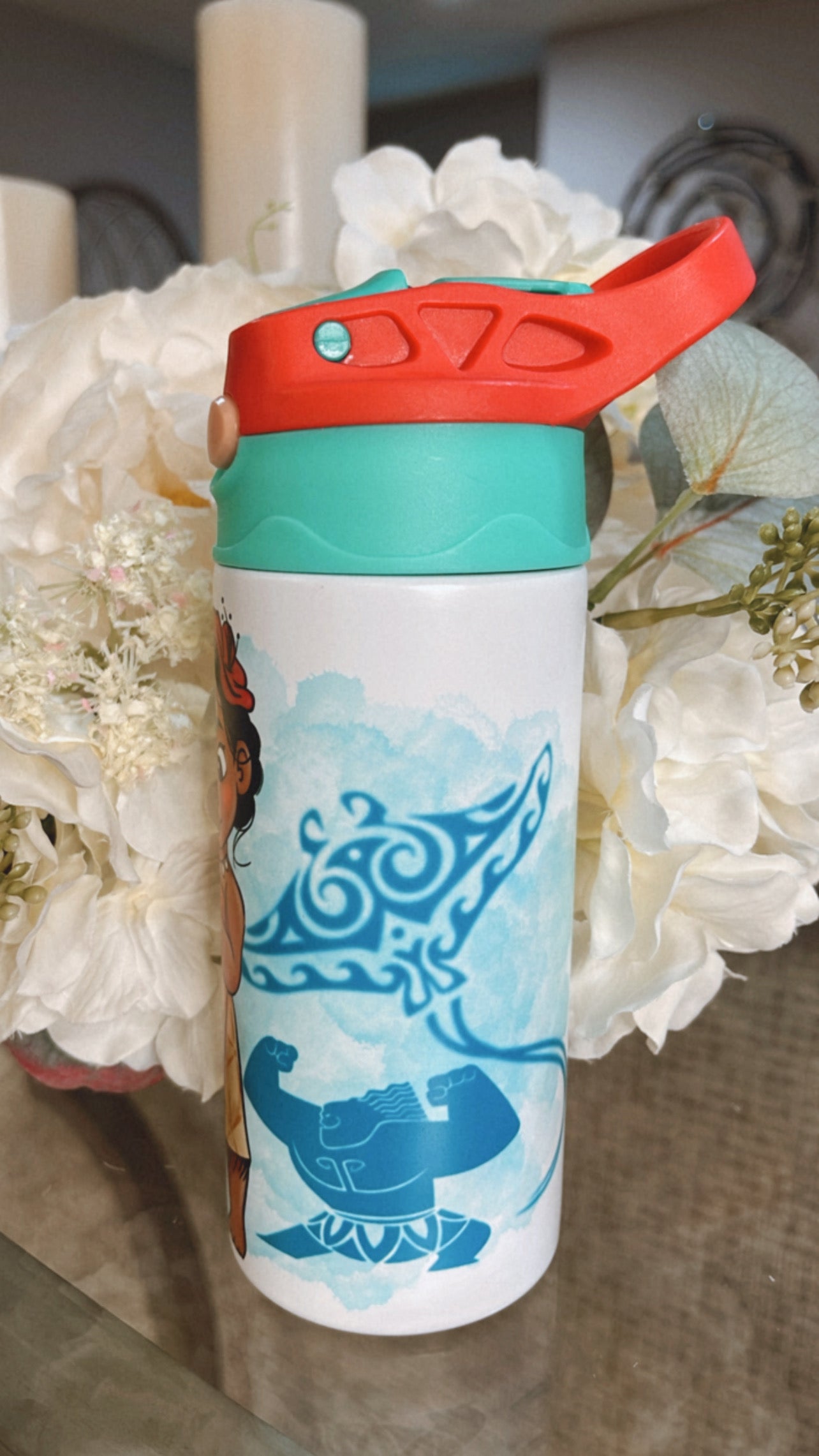 Little Island Princess Glow & Color Change Kids Tumbler