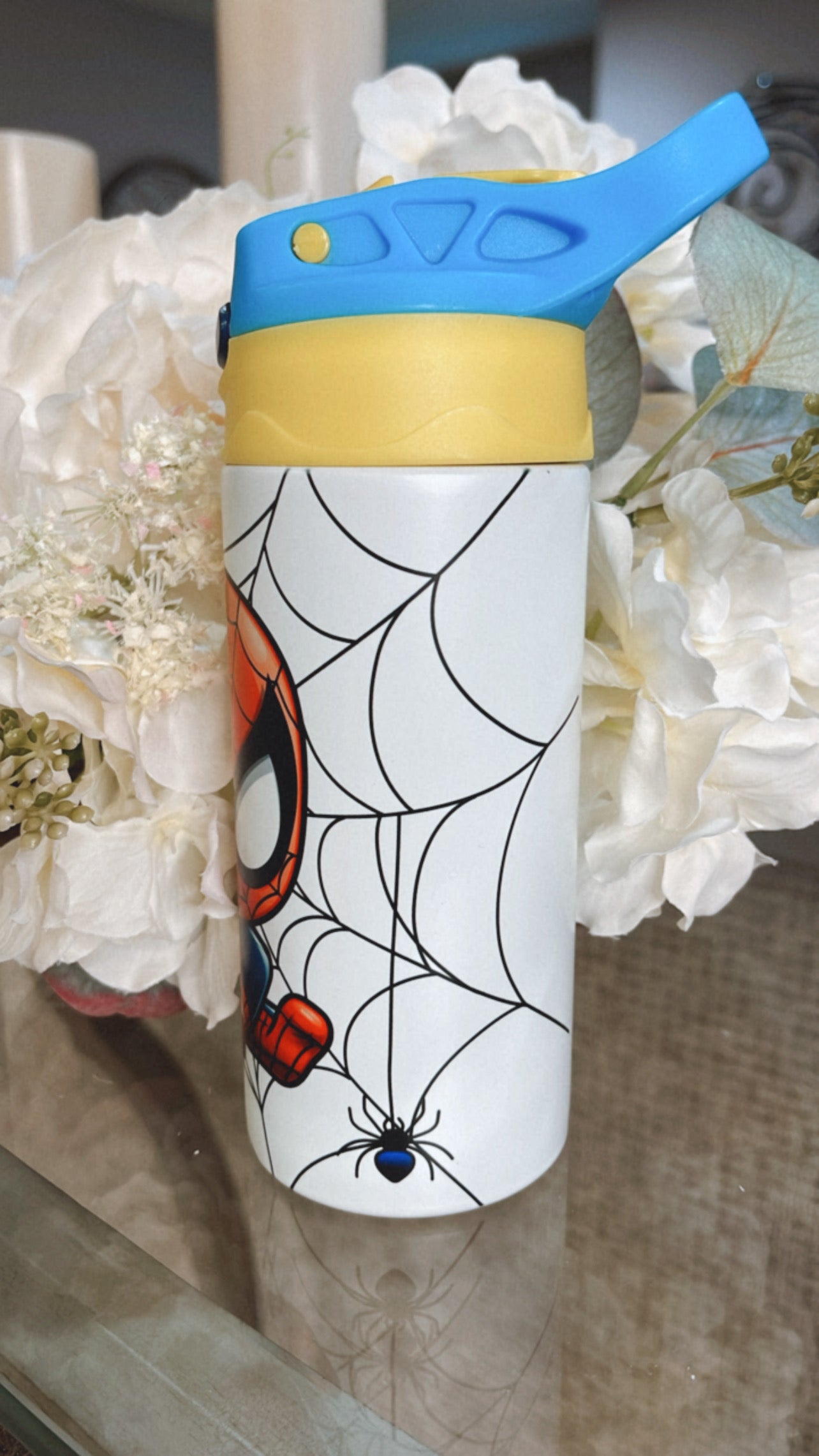Little Spider Boy Glow & Color Change Kids Tumbler