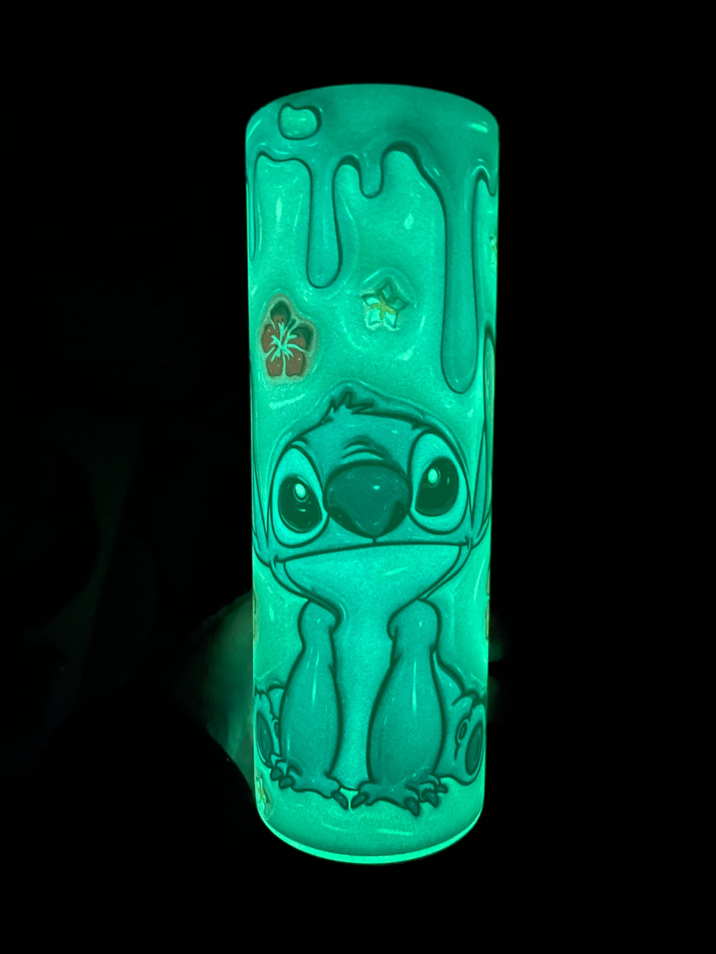 Little Blue Alien Drip 20oz Tumbler