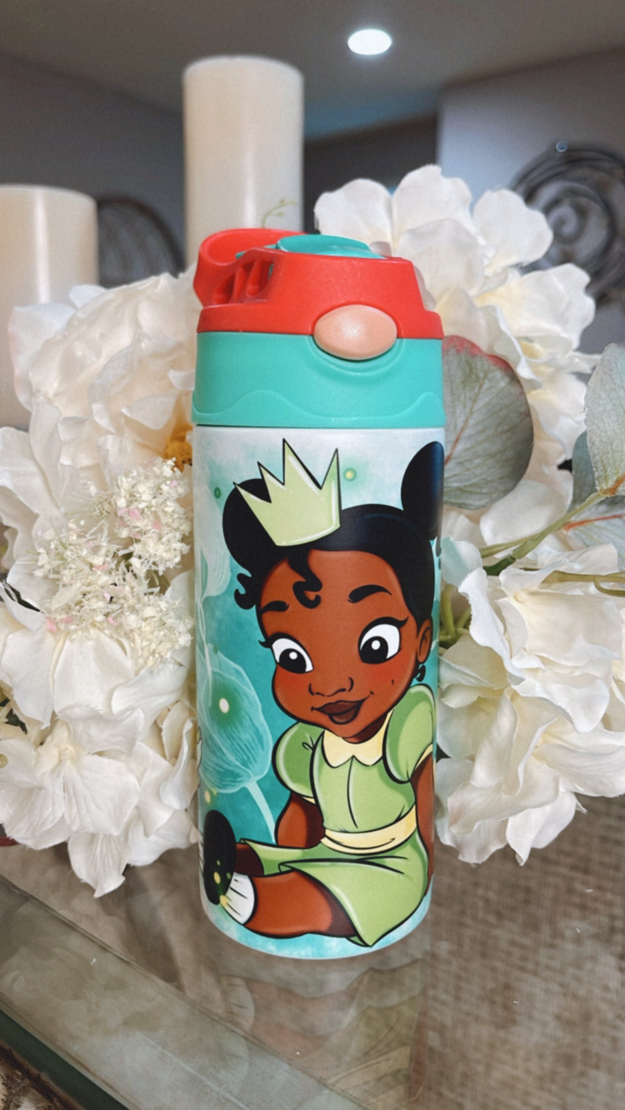 Little Bayou Princess Glow & Color Change Kids Tumbler