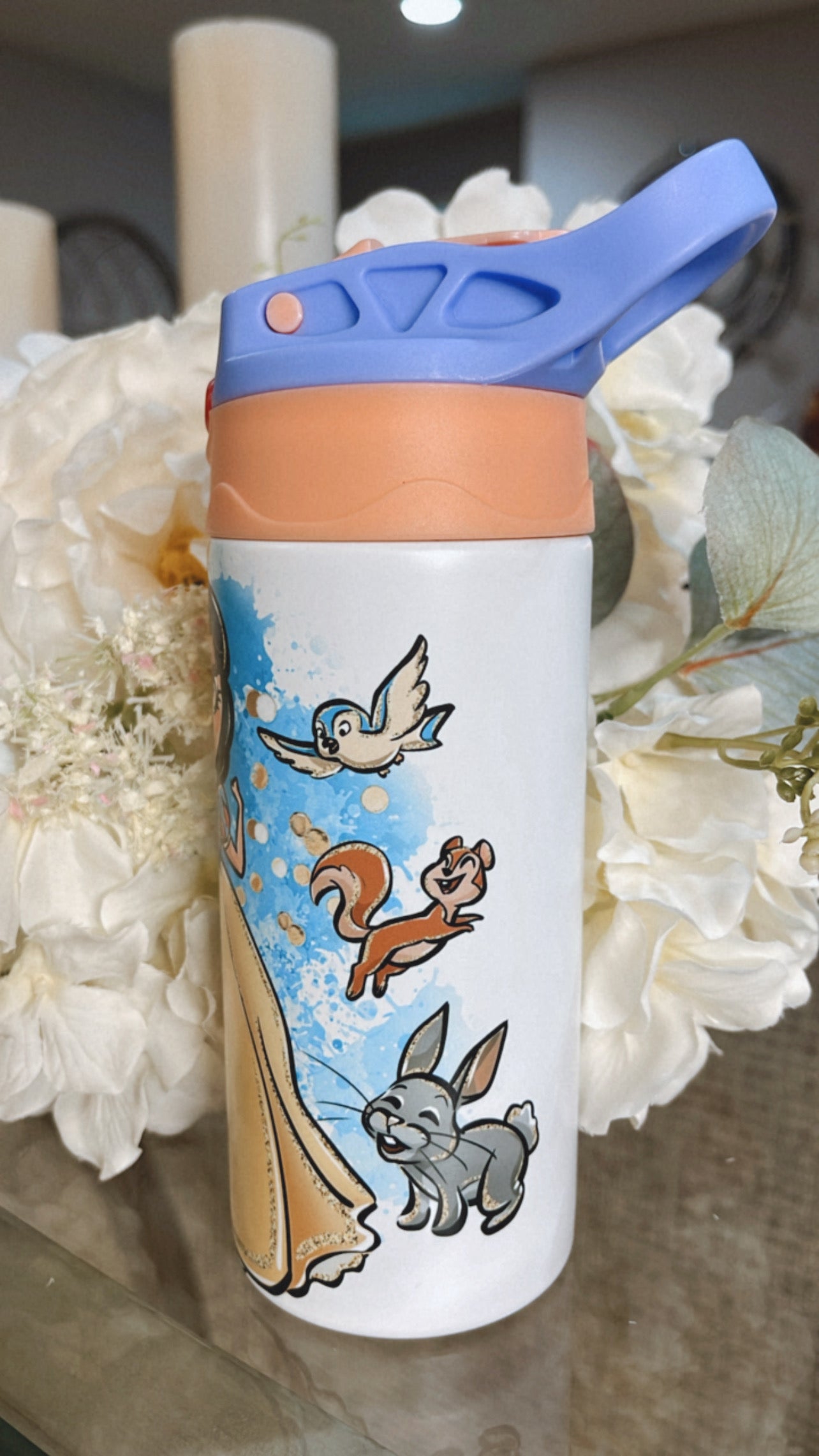 Whimsical Mirror Mirror Princess Glow & Color Change Tumbler