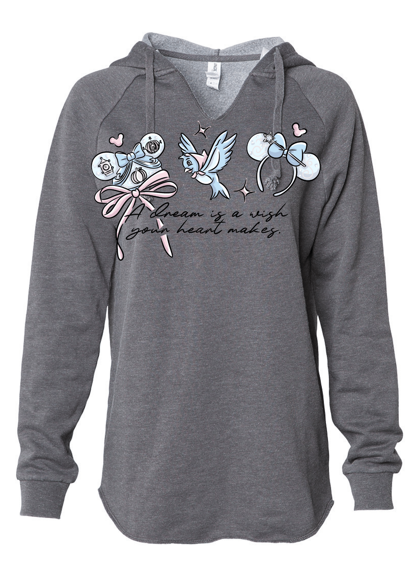 Glass Slipper Princess Ears Sweatshirt