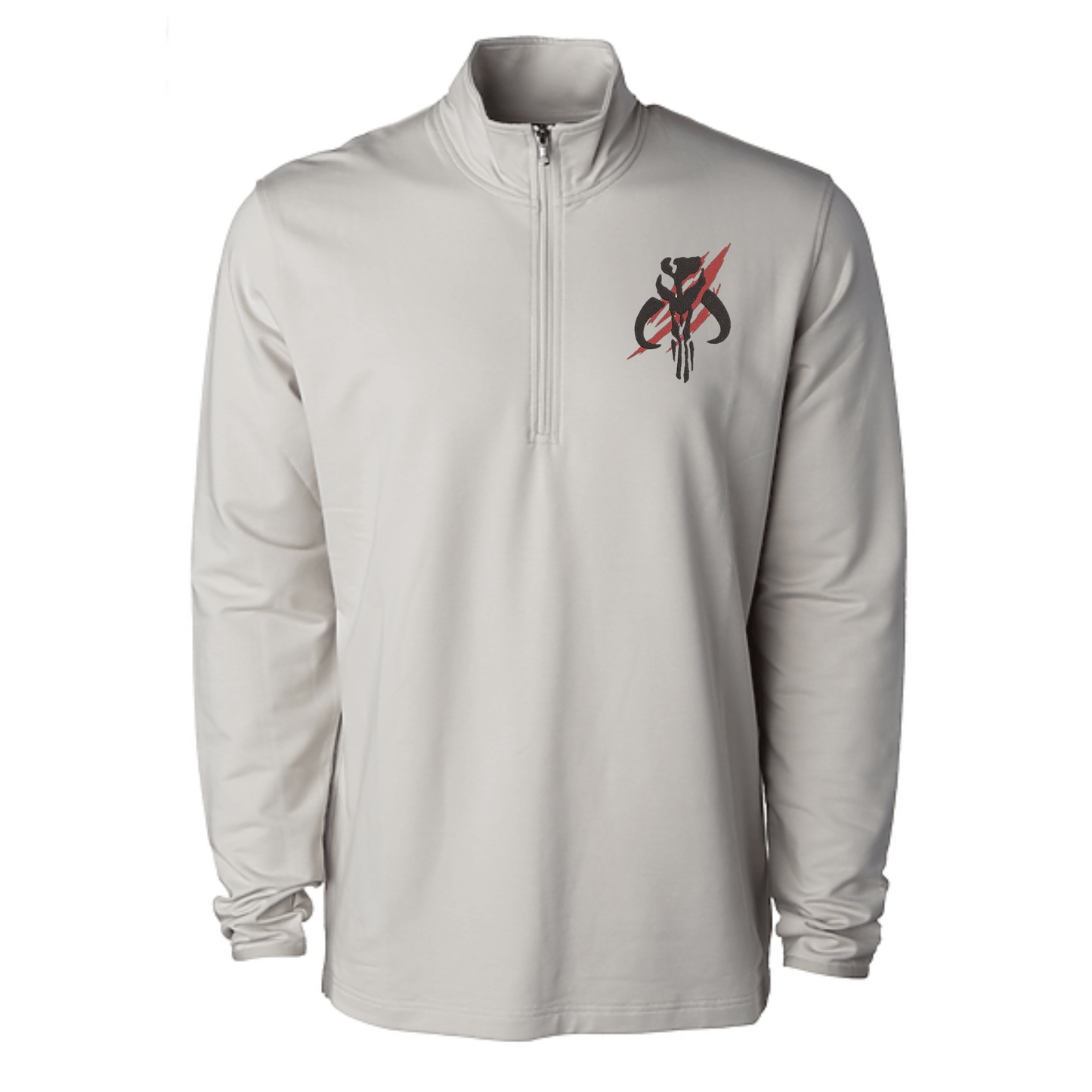 Bounty Hunter Men's Embroidered Quarter Zip Sweatshirt