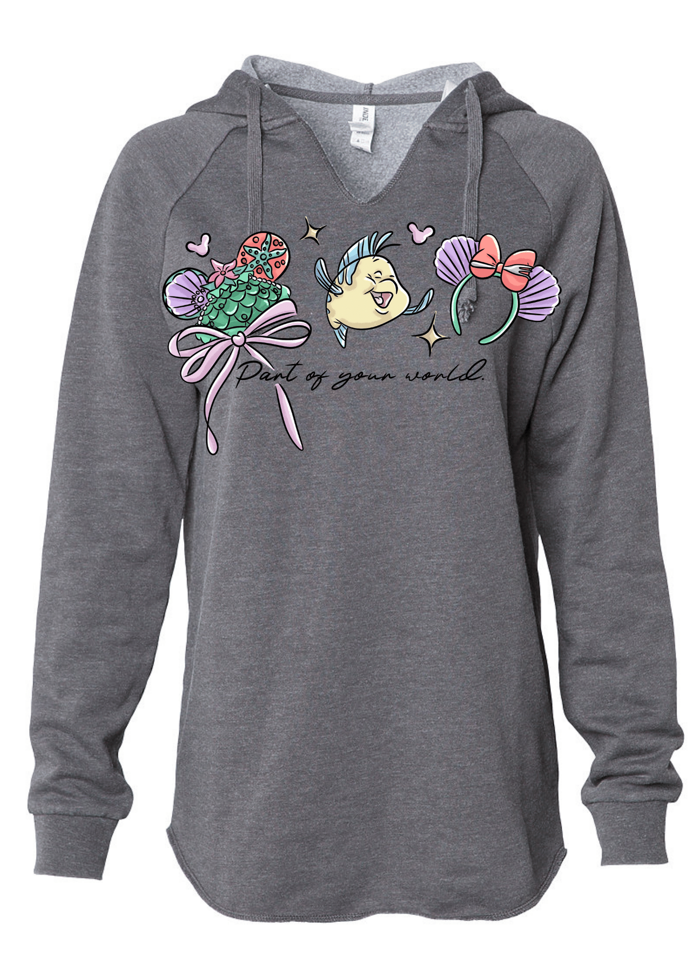Under the Sea Princess Ears Sweatshirt