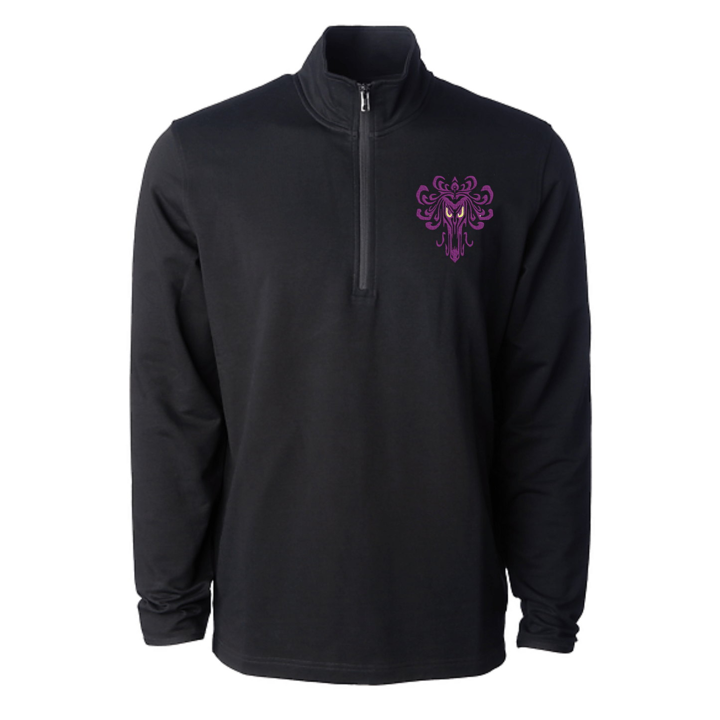 Haunted Men's Embroidered Quarter Zip Sweatshirt