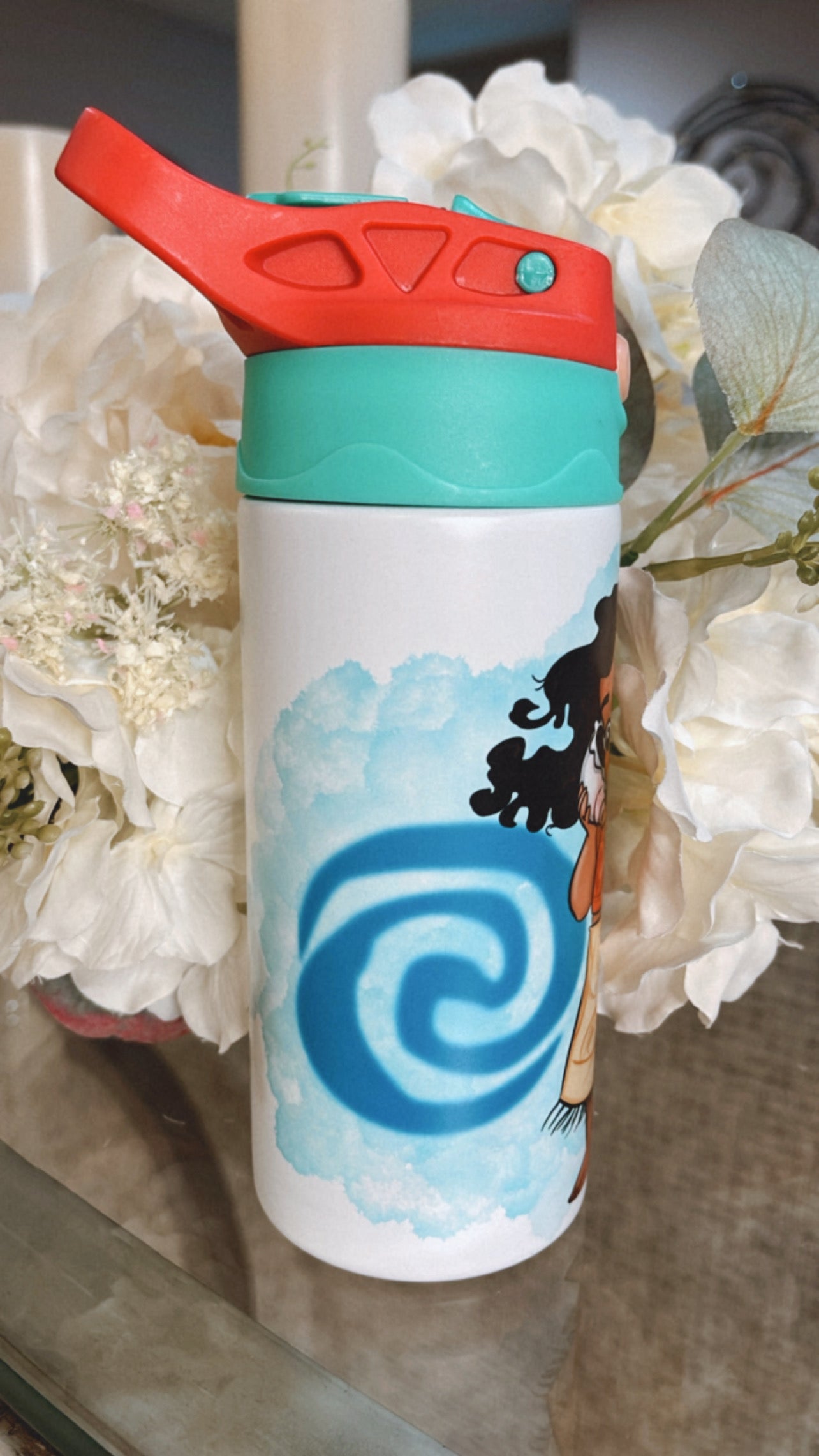 Little Island Princess Glow & Color Change Kids Tumbler