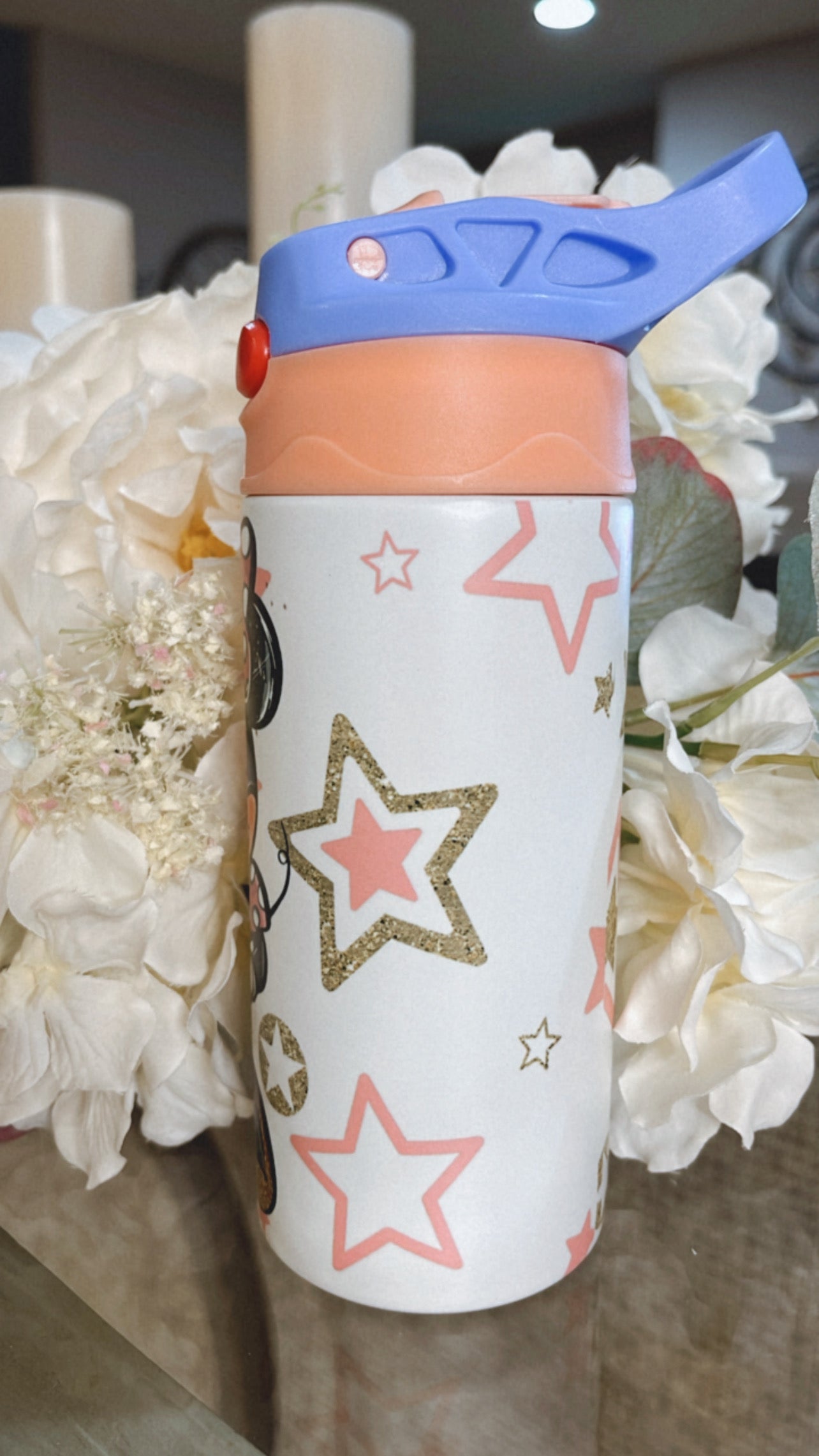 Miss Mouse Star Glow & Color Change Kids Tumbler