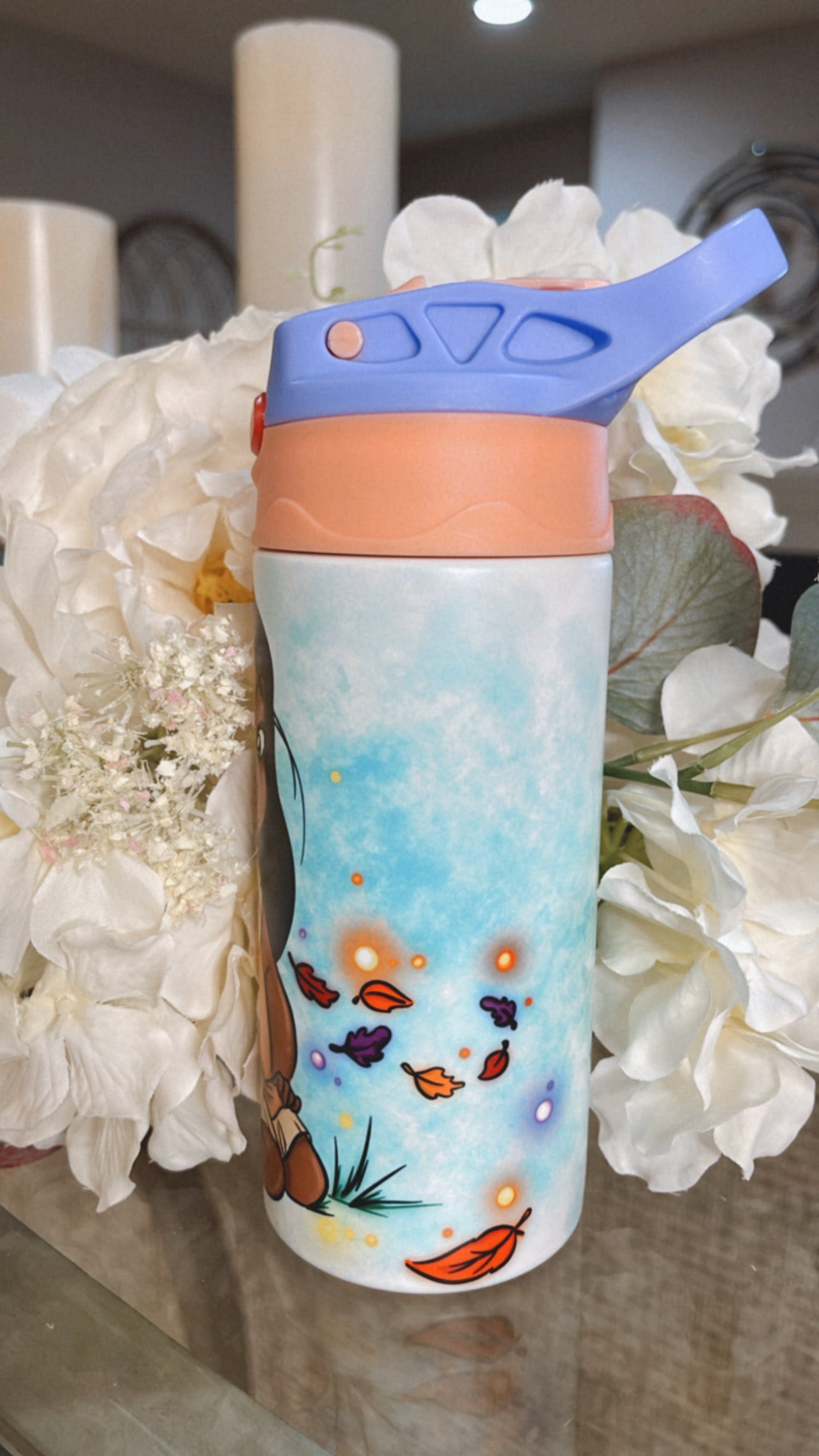 Little Indian Princess Glow & Color Change Kids Tumbler