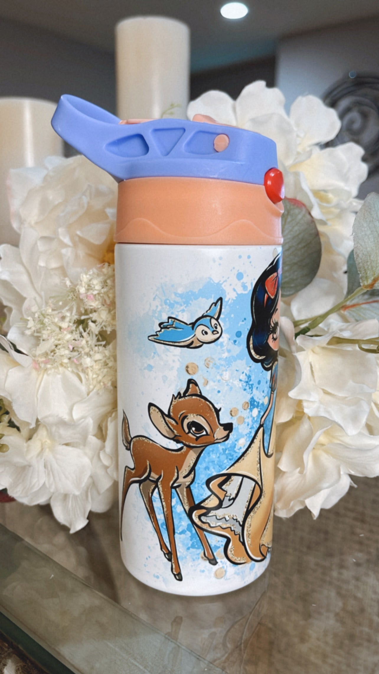 Whimsical Mirror Mirror Princess Glow & Color Change Tumbler
