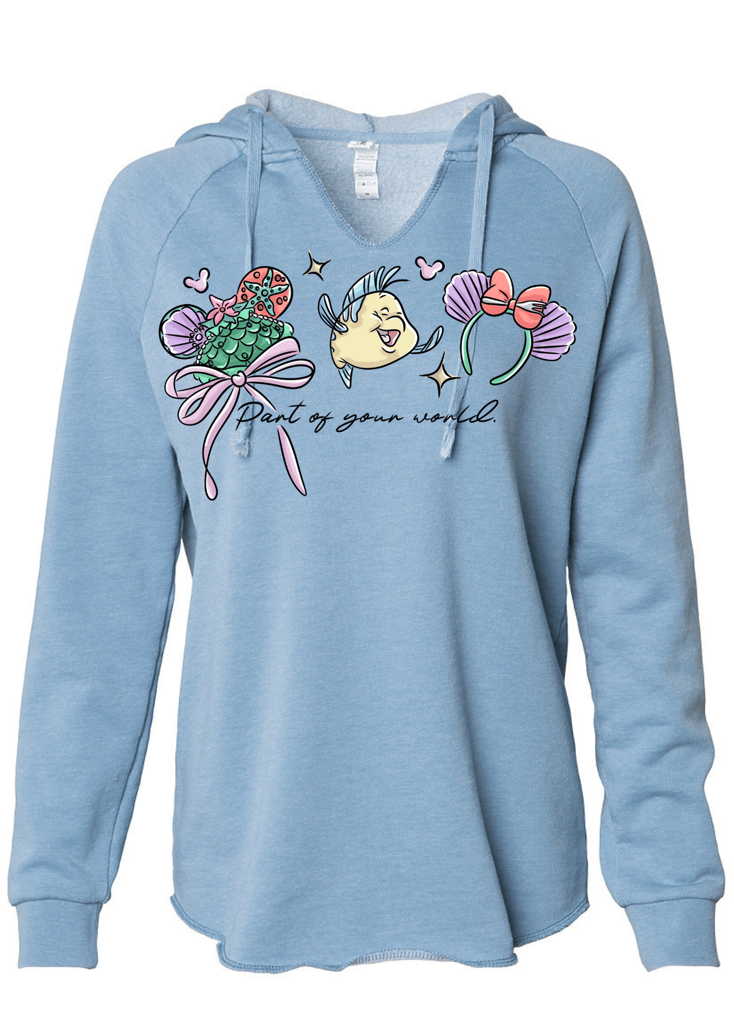 Under the Sea Princess Ears Sweatshirt