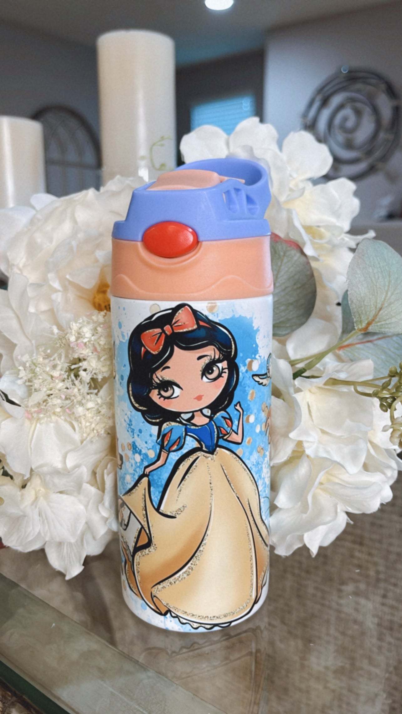 Whimsical Mirror Mirror Princess Glow & Color Change Tumbler