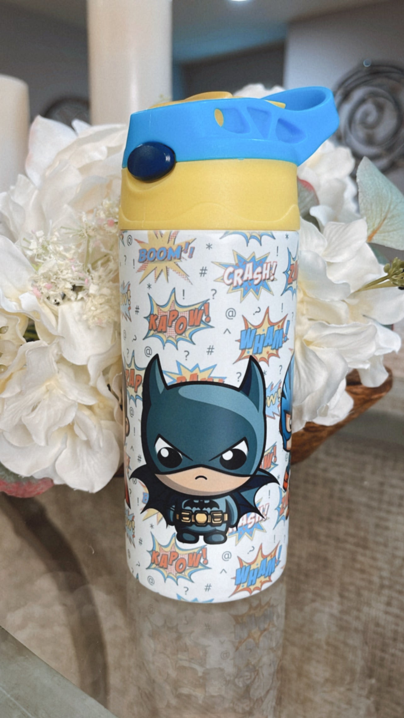 Super Squad Glow & Color Change Kids Tumbler