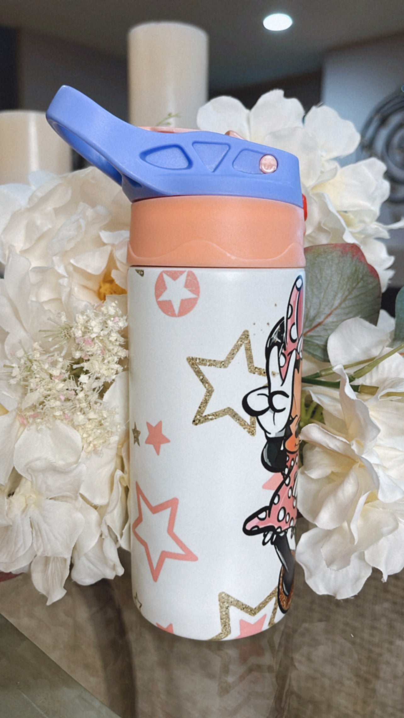 Miss Mouse Star Glow & Color Change Kids Tumbler