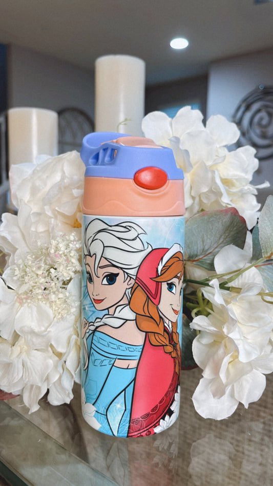Snowflake Sisters Glow & Color Change Kids Tumbler