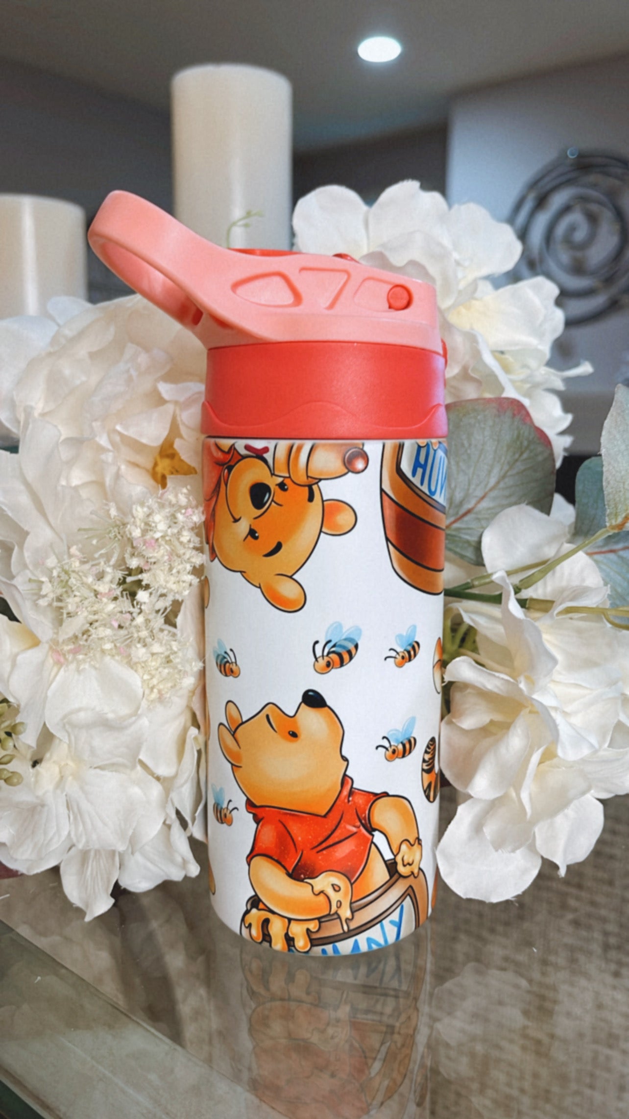 Honey Bear Glow & Color Change Kids Tumbler