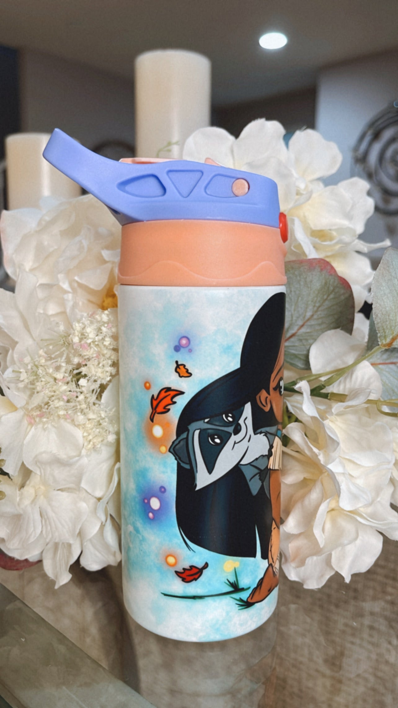 Little Indian Princess Glow & Color Change Kids Tumbler