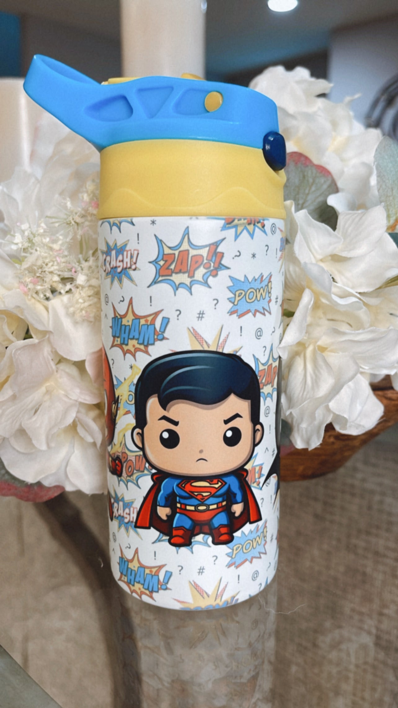 Super Squad Glow & Color Change Kids Tumbler