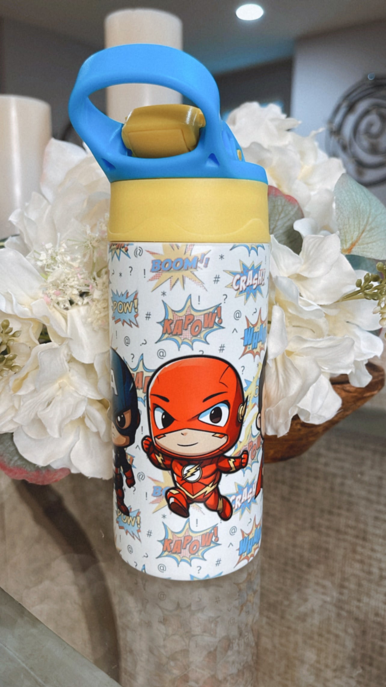 Super Squad Glow & Color Change Kids Tumbler