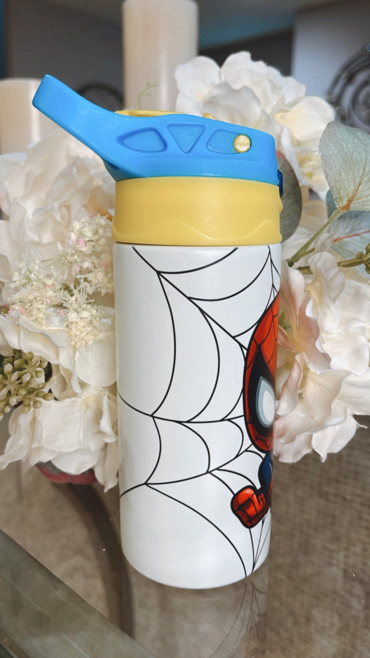 Little Spider Boy Glow & Color Change Kids Tumbler