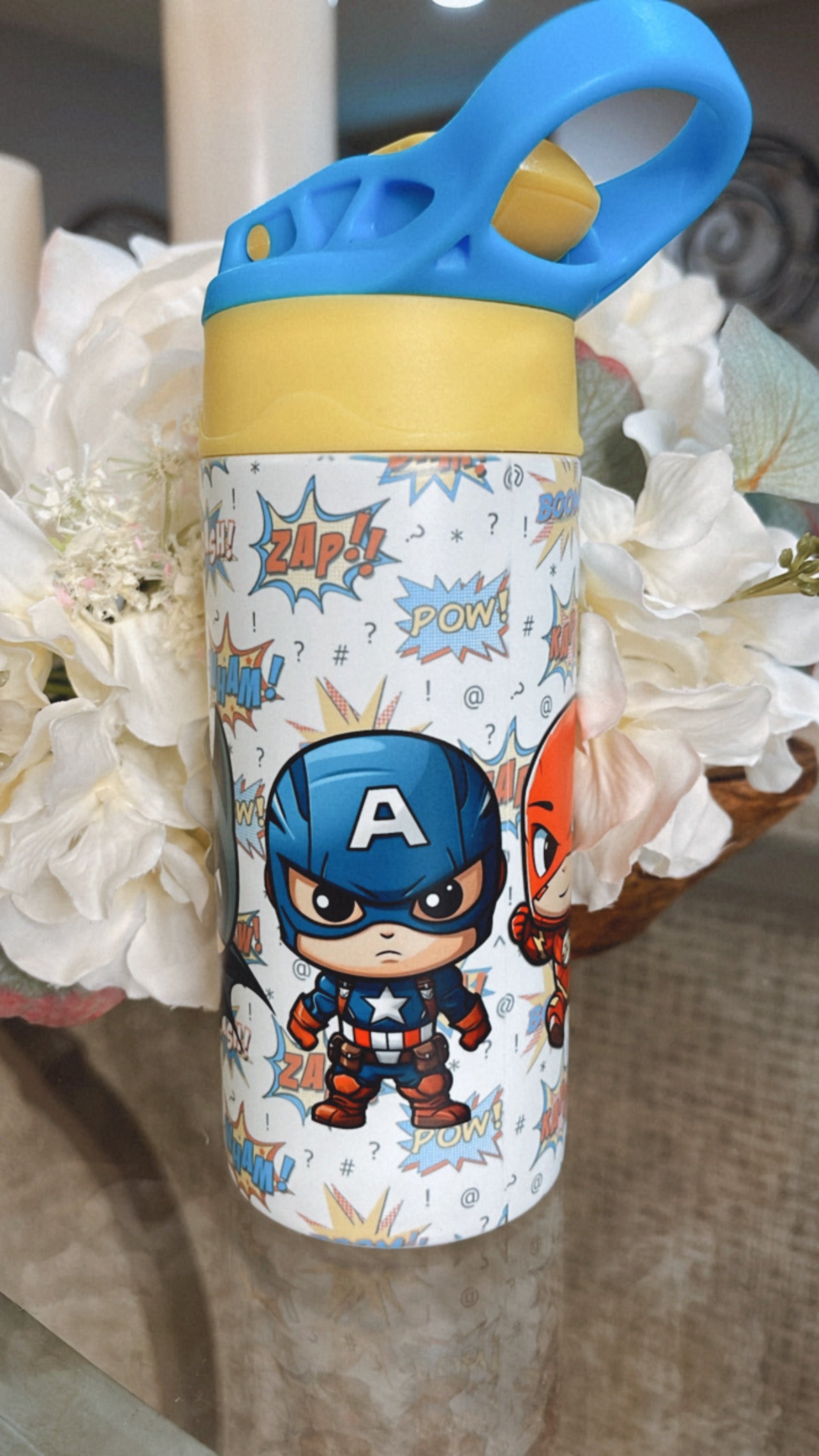 Super Squad Glow & Color Change Kids Tumbler