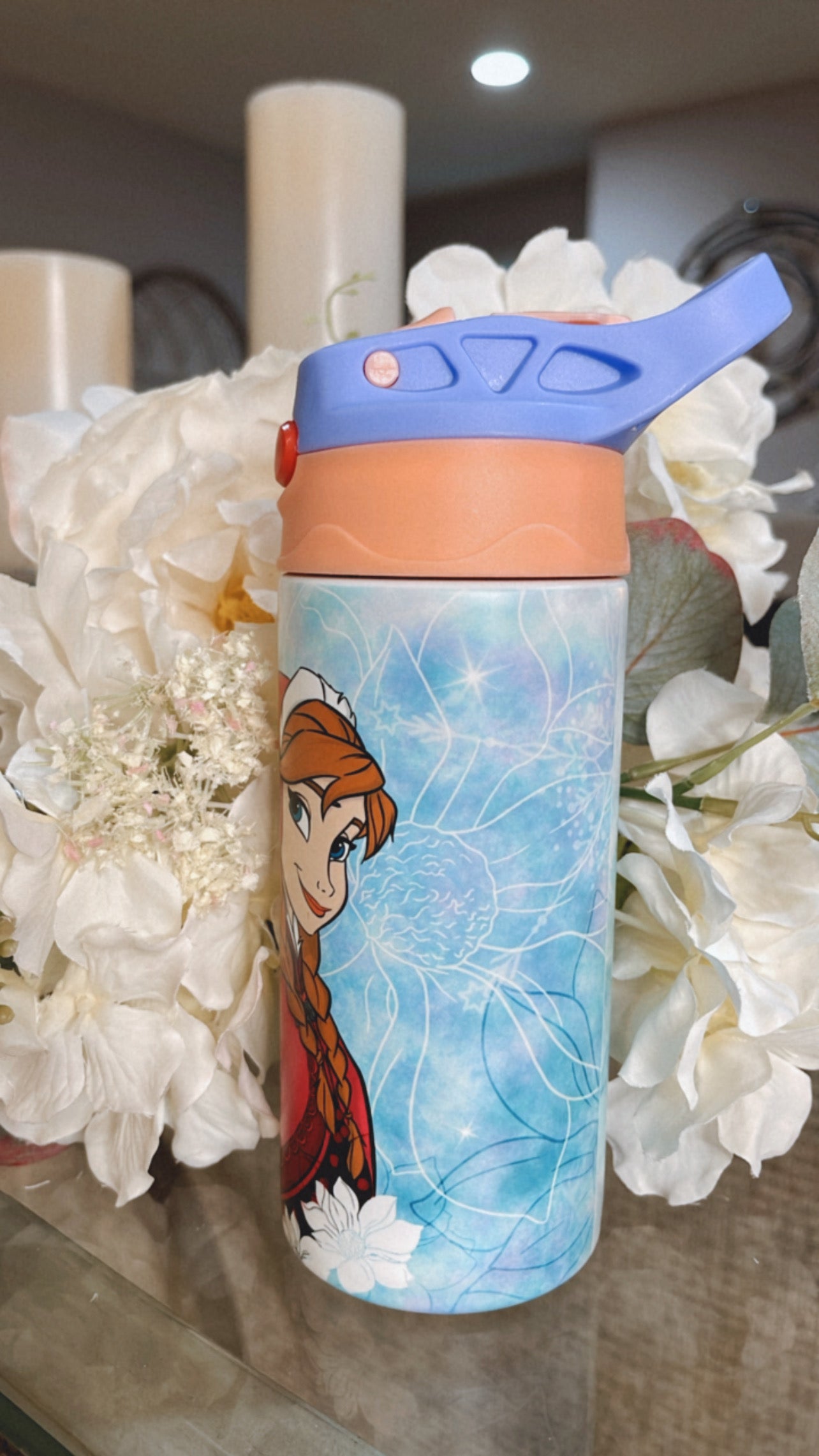 Snowflake Sisters Glow & Color Change Kids Tumbler