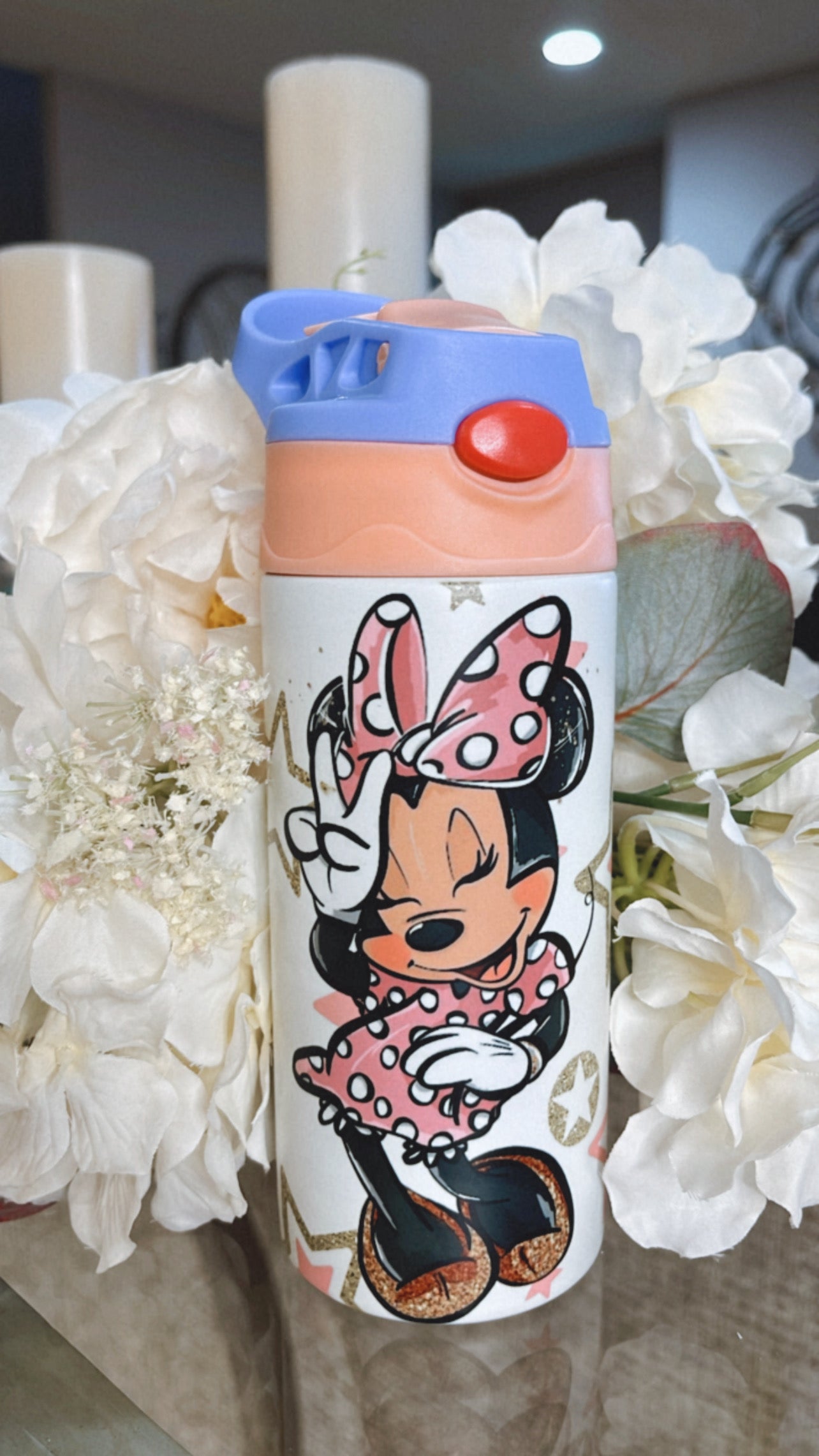 Miss Mouse Star Glow & Color Change Kids Tumbler