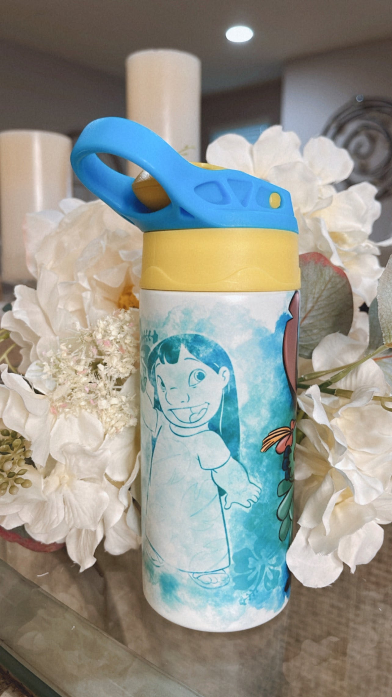 Little Alien Glow & Color Change Kids Tumbler