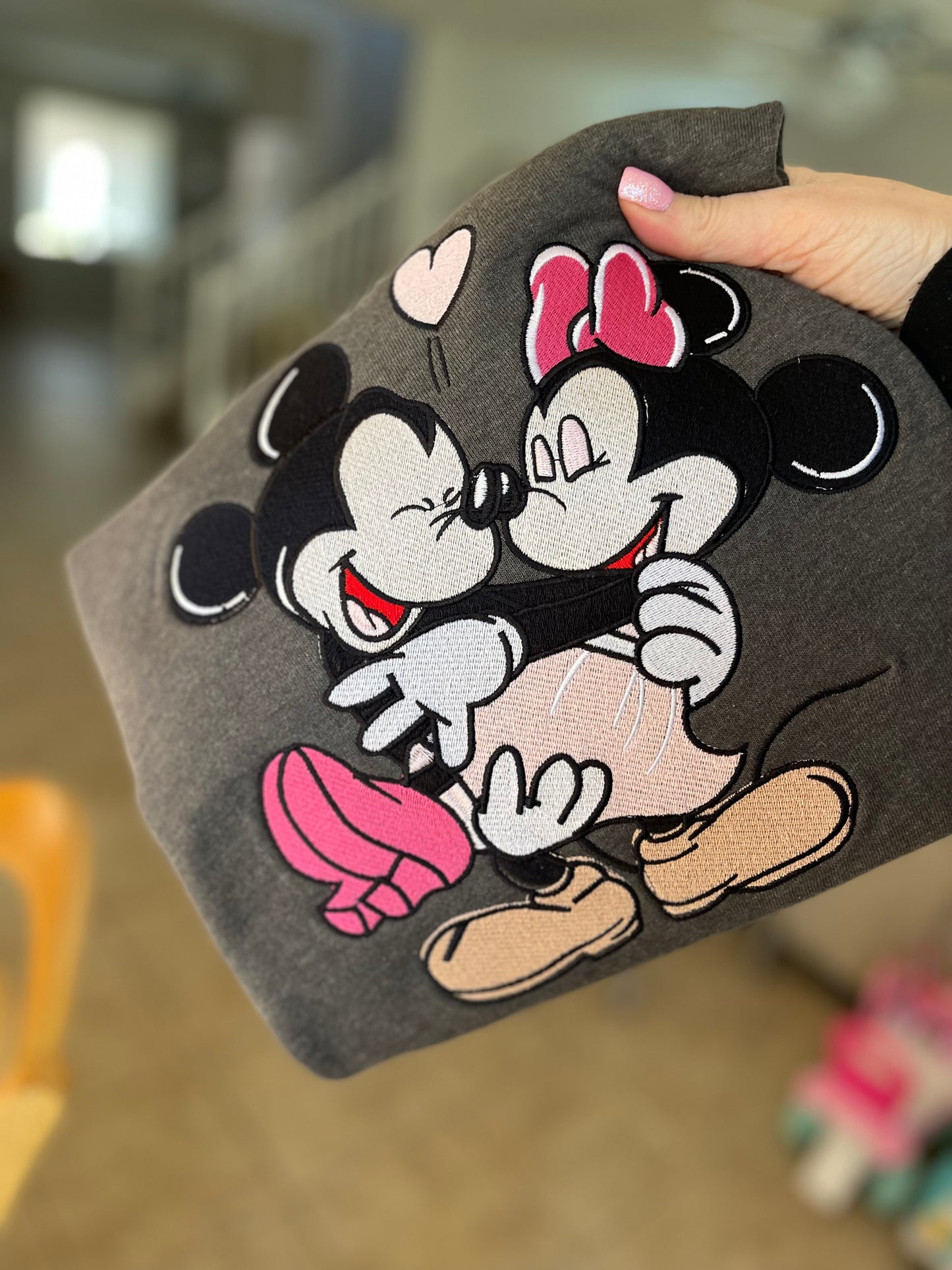 True Love Embroidered Sweatshirt