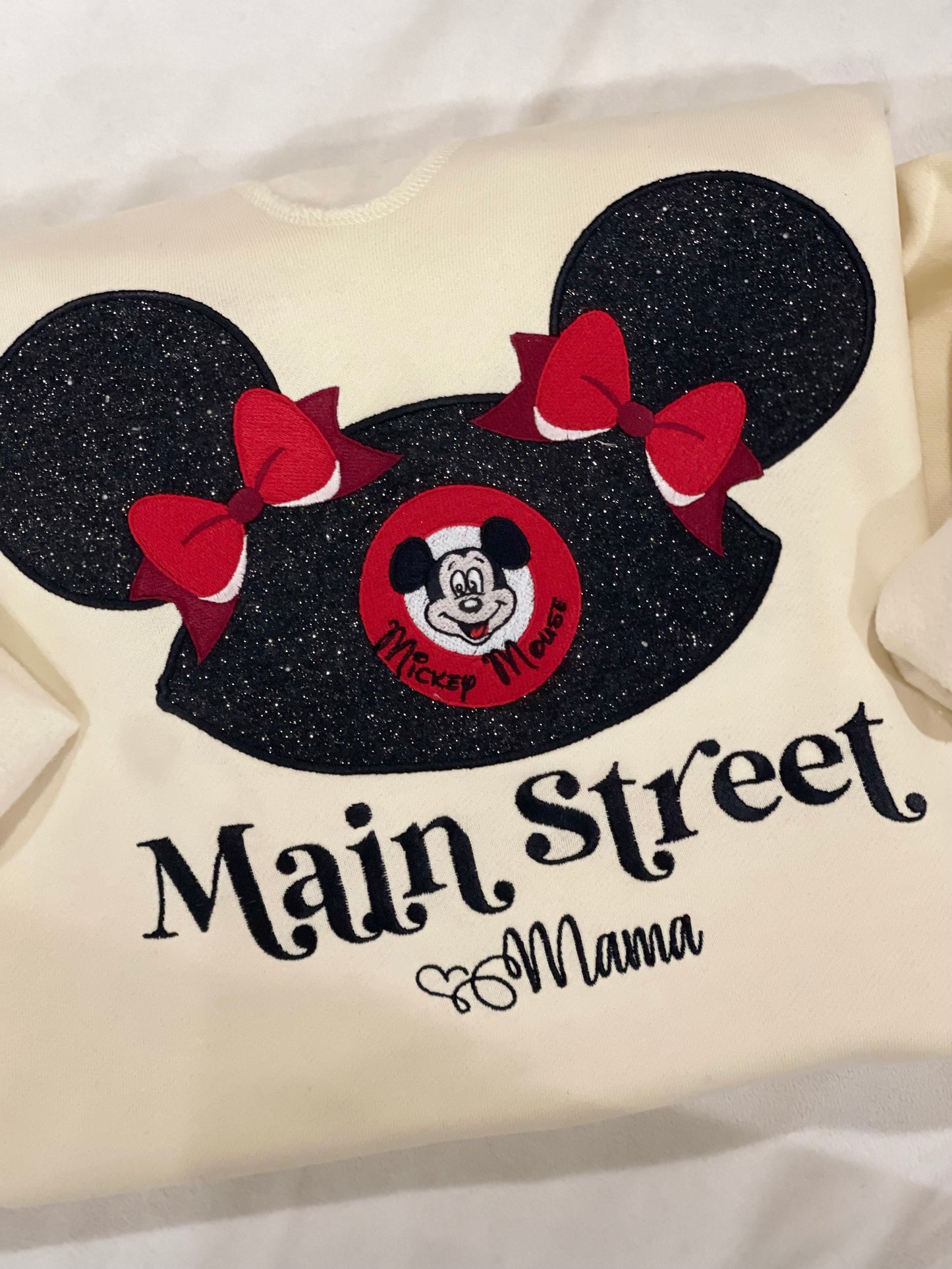 Main St. Mama Embroidered Sweatshirt