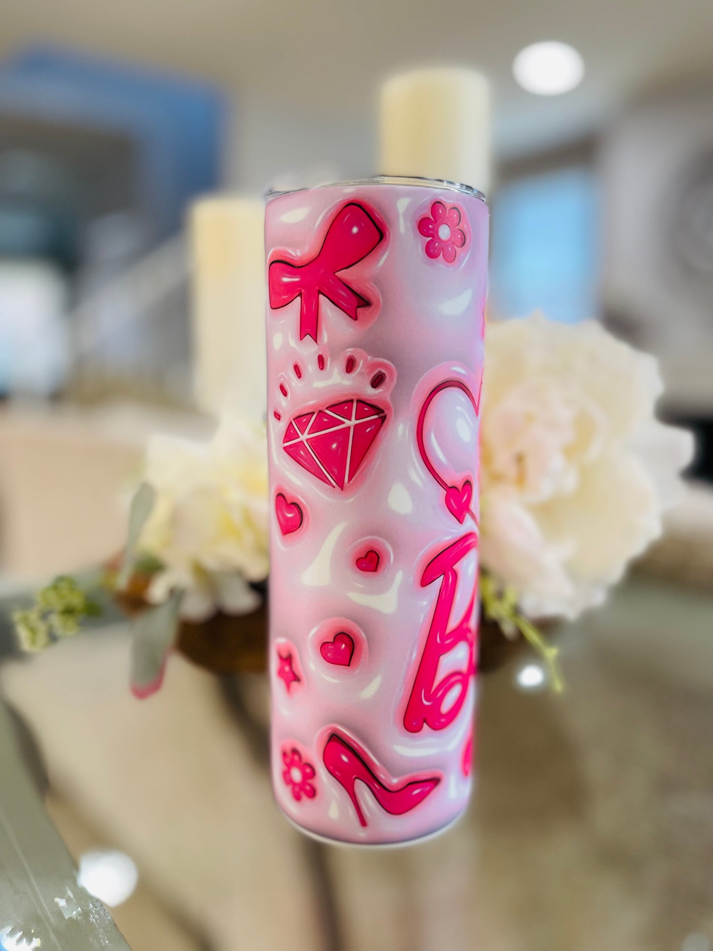 Pretty Pink Doll 20oz Tumbler