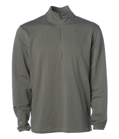 Patriotic Mouse Men's Embroidered Quarter Zip Sweatshirt